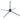 König & Meyer Flute Stand, Black, 1 pc