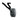 K&M Violin Wall Mount, Black, 1 pc