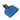 Plastic temple block blue ref. 03242 12x8x4