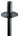 König & Meyer Flange Adaptor, Black, 1 pc