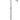 König & Meyer Microphone Stand w/boom arm, Black, 1 pc
