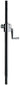 König & Meyer Distance Rod w/Hand Crank, Black, 1 pc