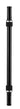 König & Meyer Distance Rod - Ring Lock - Top & Bottom, Black, 1 pc
