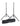 König & Meyer Speaker Stands (21450 x 2) with Carrying Case, Black, 1 pc