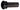 GEWA Violin End Pin, Ebony, Flat-End, 1/2-1/4