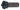 GEWA Violin End Pin, Ebony, Hill w/Black Ball, Medium (8.5mm), 4/4-3/4