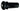 GEWA Violin End Pin, Ebony, Hill w/French Eye, Medium (8.5mm), 4/4-3/4