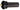 GEWA Violin End Pin, Ebony, Hill w/Gold Ball, Medium (8.5mm), 4/4-3/4