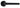 GEWA Violin Peg, Ebony, Swiss 3/4, 1 Ring, Medium (8mm)