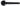GEWA Violin Peg, Ebony, Hill 4/4, Withe Ball, Thick (9mm)