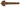 GEWA Violin Peg, Boxwood, Hill 4/4, Black Ball, Medium (8mm)