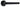 GEWA Viola Peg, Ebony, Swiss, 2-ring, Strong (9.5mm)
