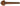 GEWA Viola Peg, Boxwood, Hill, Ebony Ball Strong (9.5mm)