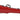 GEWA Violin Case, Air 1.7, Shaped, 4/4, Red/Black, High Gloss, w/Subway Handle