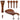 GEWA Violin Fitting Set, Boxwood (Medium) 4/4, Ebony Trim