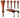 GEWA Viola Fitting Set, Boxwood (Medium) 4/4, Ebony Trim