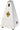 Wittner Maelzel Metronome, Solid Wood Casing, White, High Gloss, With Bell (817WH)