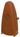 Wittner Taktell PICCOLO Metronome , Plastic Casing, Mahogany Brown, , No Bell (831)