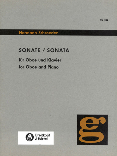 Sonata for Oboe and Piano | Schroeder, Hermann
