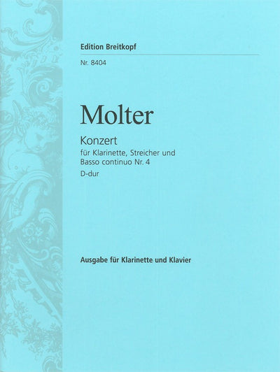 Clarinet Concerto No. 4 in D major | Molter, Johann Melchior