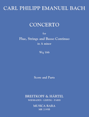 Flute Concerto in A minor Wq 166 | Bach, Carl Philipp Emanuel