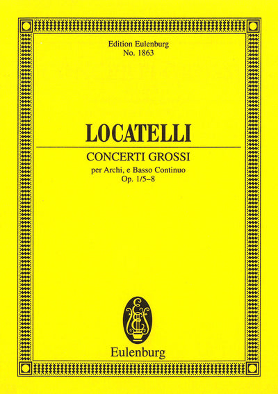 12 Concerti grossi Op. 1 | Locatelli, Pietro