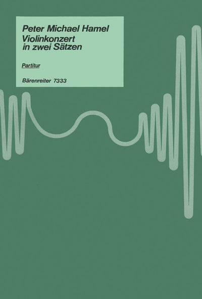 Violinkonzert in zwei Sätzen (1986/1989) by Hamel, Peter Michael