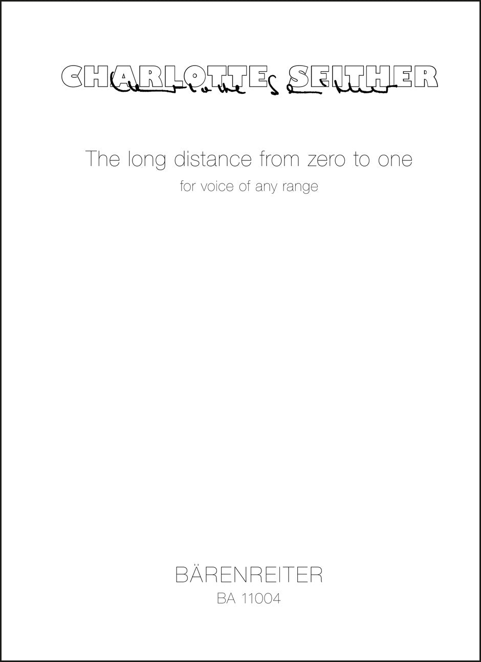 The long distance from zero to one for Voice of any range (2010) by Se ...
