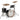 CC2-J403 Gretsch Catalina Club 3pc Shell Pack, Piano Black