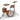 CC2-J483 Gretsch Catalina Club 3pc Shell Pack, Satin Walnut Glaze