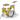 CC2-J484 Gretsch Catalina Club 4pc Shell Pack, Yellow Satin Flame