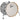 CM2-1620B Gretsch Catalina Maple 16x20 Bass Drum, Silver Sparkle