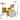 CM2-E624S Gretsch Catalina Maple 4pc Shell Pack, Lemon Sparkle