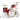 CT1-J403 Gretsch Catalina Club 3-pc Shell Pack, Gloss Crimson Burst
