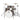 GE4E825 Gretsch Energy 5-pc Drum Kit, With Hardware, Cymbals, Grey Steel