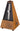 Wittner Maelzel Metronome, Solid Wood Casing, Walnut Brown, High Gloss, With Bell (813)