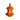 3D Sound Mute, Violin, 1-Hole Viol, Amber Orange