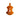 3D Sound Mute, Violin, 1-Hole Viol, Amber Orange
