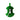 3D Sound Mute, Violin, 1-Hole Viol, Emerald Green