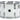 RN2-0913T Gretsch Renown 9x13" Rack Tom, Piano White