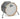 RN2-1418B Gretsch Renown 14x18" Bass Drum, Silver Oyster Pearl
