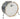 RN2-1424B Gretsch Renown 14x24" Bass Drum, Silver Oyster Pearl