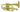 Carol Brass CCR-3880-GSS-Bb Long Bell Cornet Cornet - Gold Brass Silver Plated