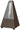 Wittner Maelzel Metronome, Plastic Casing, Walnut Grain Design, Clear Lid, With Bell (814K)