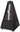 Wittner Maelzel Metronome, Solid Wood Casing, Black, Matte, No Bell (806M)