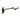 String Swing Multi-Angle Violin/Viola Hanger, 5" Arm, Flat Wall Mount, 3/4-17"