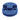 Tourte-Style Mute, 2-Hole Round, Violin, Blue