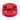 Tourte-Style Mute, 2-Hole Round, Violin, Red
